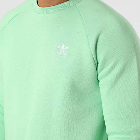 Adidas Originals - HK0088 Felpa essenziale a girocollo verde