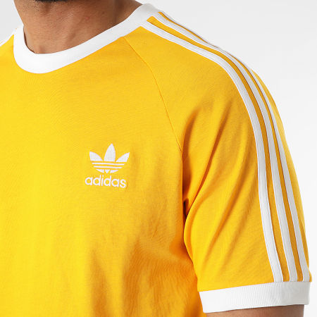 Adidas Originals - Maglietta a righe HK7278 Arancione Giallo