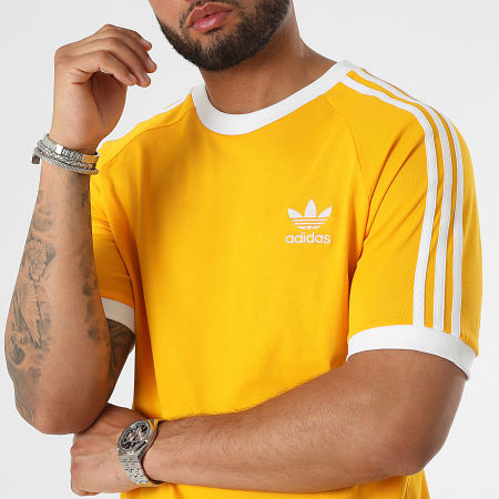 Adidas Originals - Tee Shirt A Bandes HK7278 Jaune Orangé