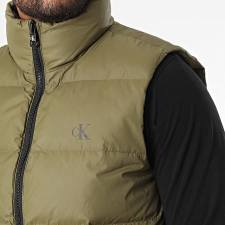 Calvin Klein - Essential Down 9055 Cappotto senza maniche Verde Khaki