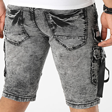 Classic Series - Pantaloncini di jeans E9660 Grigio