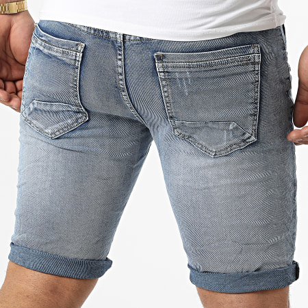 MTX - YB693 Pantaloncini di jeans in denim blu