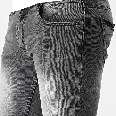 MTX - YB700 Pantaloncini jeans slim grigio antracite
