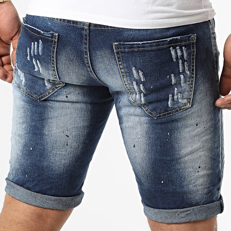 MTX - BC1029 Pantaloncini di jeans in denim blu