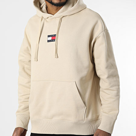 Tommy Jeans - Tommy Badge Sudadera con capucha 0904 Beige