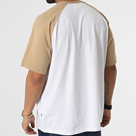 Urban Classics - Tee Shirt Raglan Oversize TB4908 Blanc Beige