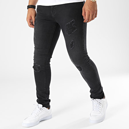 Urban Classics - Jeans slim TB4661 Nero