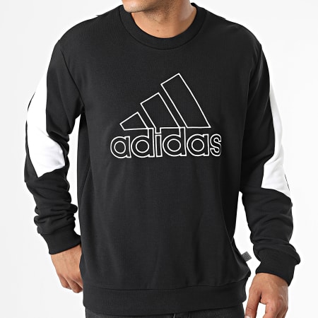 Adidas Sportswear - FI BOS HK4539 Felpa a girocollo grigio erica