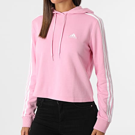 Adidas Sportswear - Felpa con cappuccio da donna HL2167 rosa