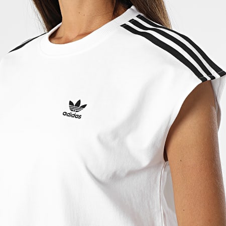 Adidas Originals - Tee Shirt Sans Manches Femme HM2111 Blanc
