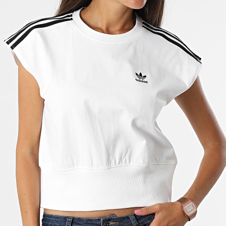 Adidas Originals - HM2111 Maglietta senza maniche da donna, bianco