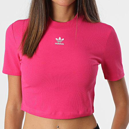 Adidas Originals - Tee Shirt Femme Crop HG6165 Rose