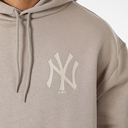 New Era - Sweat Capuche Oversize Large MLB League Essential New York Yankees 13113872 Taupe