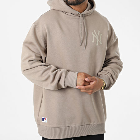 New Era - Sweat Capuche Oversize Large MLB League Essential New York Yankees 13113872 Taupe