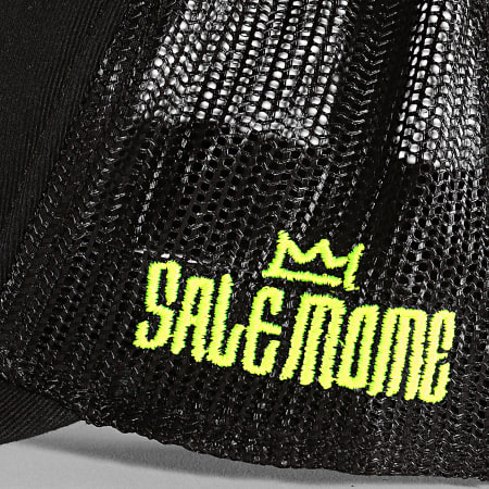 Sale Môme Paris - Cappello Trucker King Gorilla Nero Giallo Fluorescente