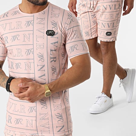 Classic Series Conjunto Camiseta Jogging Era Rosa Salm n Ryses