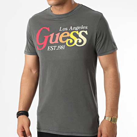Guess - Camiseta M2YI07-K9RM1 Gris antracita