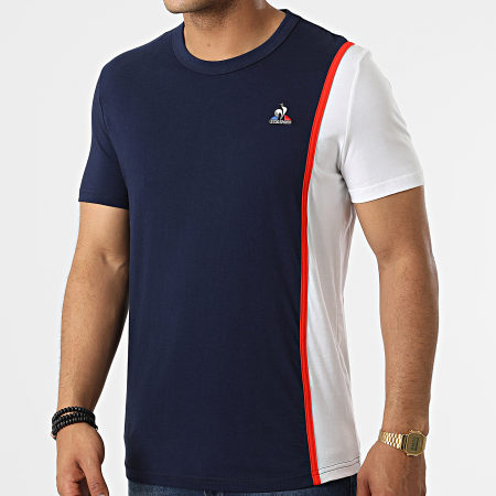Le Coq Sportif Camiseta Tricolor 2220287 Azul Marino Ryses