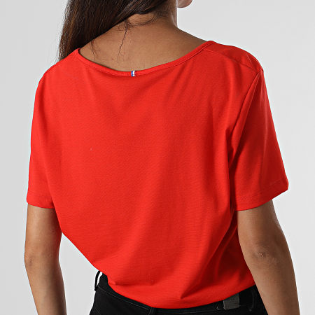 Le Coq Sportif - Tee Shirt Femme 2220324 Orange