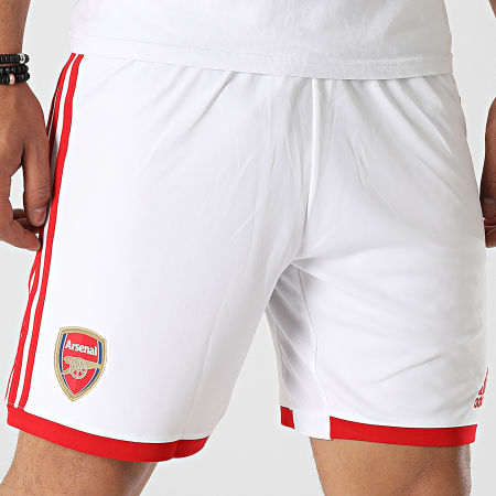 adidas - Short Jogging A Bandes Arsenal FC H25652 Blanc