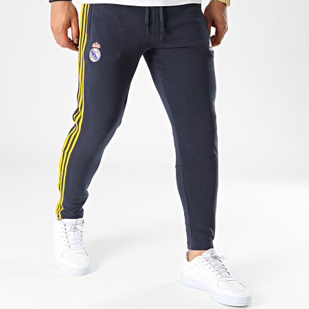 Adidas Sportswear - Pantalon Jogging A Bandes Real Madrid HU1186 Bleu Marine