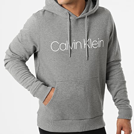 Calvin Klein - Sudadera con logo de algodón 4060 Gris
