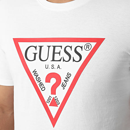 Guess - Tee Shirt M2YI71 Blanc