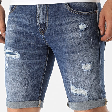 KZR - Pantaloncini jeans TH37779 Blu Denim