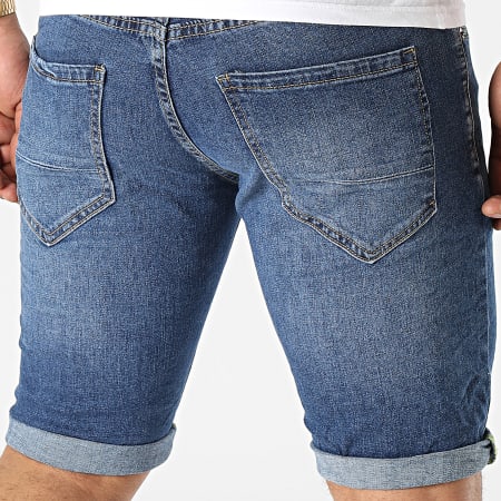 KZR - Pantaloncini jeans slim TH37785 Blu Denim