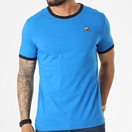 Le Coq Sportif - Tee Shirt Ringer 2220668 Bleu Roi