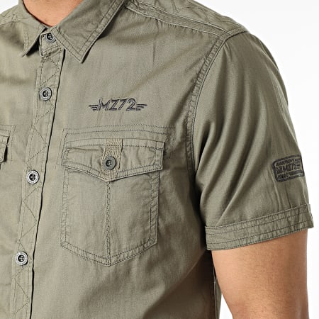 MZ72 - Context Camisa Manga Corta Caqui Verde