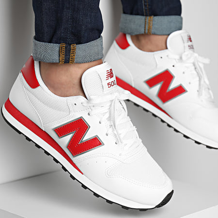 New Balance - Sneakers Lifestyle 500 GM500RO1 Bianco Rosso