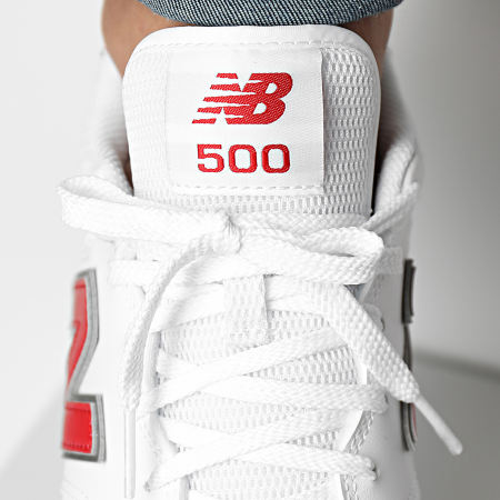 New Balance - Baskets Lifestyle 500 GM500RO1 White Red