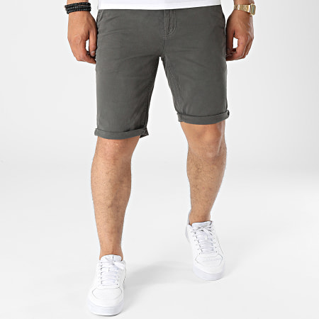 Paname Brothers - Short Chino Skinny Bary Gris Anthracite