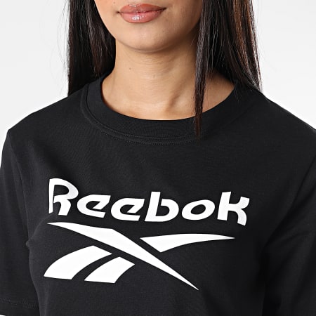 Reebok - Tee Shirt Crop Femme HB2276 Noir