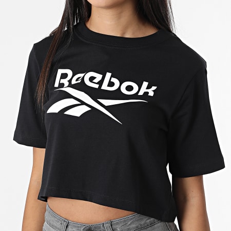 Reebok - Tee Shirt Crop Femme HB2276 Noir