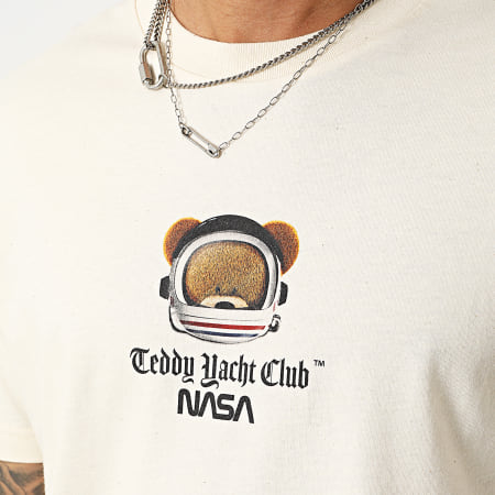 Teddy Yacht Club - Tee Shirt Oversize NASA Moon Beige