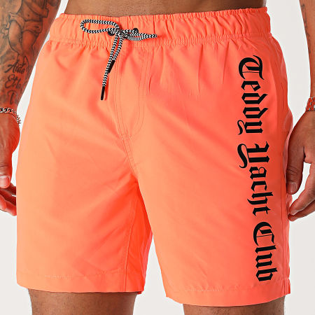 Teddy Yacht Club - Short De Bain Flash Series Orange Fluo