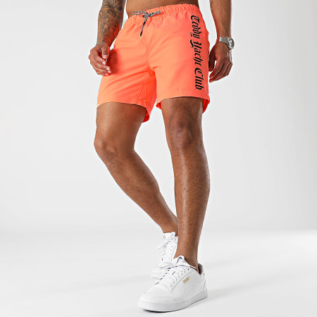 Teddy Yacht Club - Short De Bain Flash Series Orange Fluo