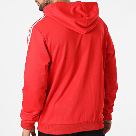 Adidas Originals - Sweat Capuche Zippé HB9513 Rouge