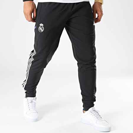 Adidas Sportswear - Pantalon Jogging A Bandes Real Madrid HA2591 Noir