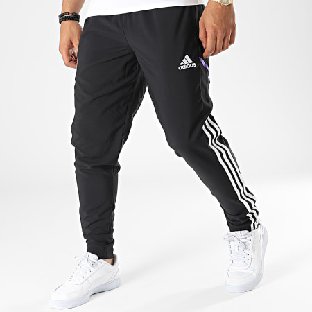 Adidas Sportswear - Pantalon Jogging A Bandes Real Madrid HA2591 Noir