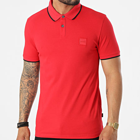 BOSS By Hugo Boss - Polo Manches Courtes 50472665 Rouge
