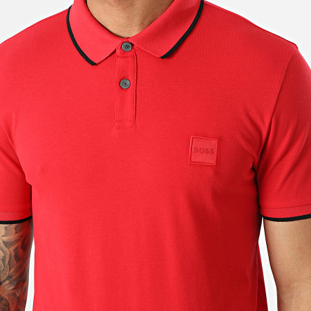 BOSS By Hugo Boss - Polo Manches Courtes 50472665 Rouge