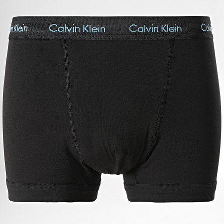 Calvin Klein - Juego de 3 bóxers de algodón elástico U2662G Negro