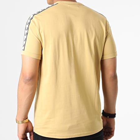 Fred Perry - Tee Shirt A Bandes Taped Ringer M6347 Sable