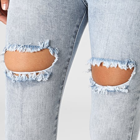 Girls Outfit - Jeans slim donna B1217 lavaggio blu