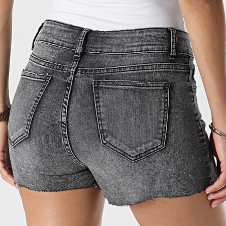Girls Outfit - Pantaloncini di jeans da donna B1383 Nero