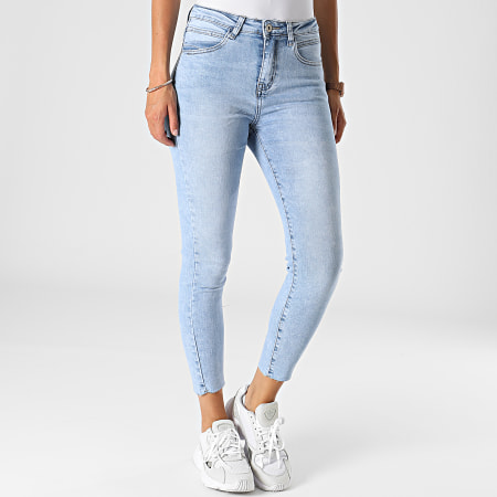 Girls Outfit - Jeans slim donna B1613 lavaggio blu