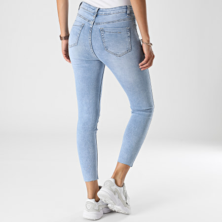 Girls Outfit - Jeans slim donna B1613 lavaggio blu